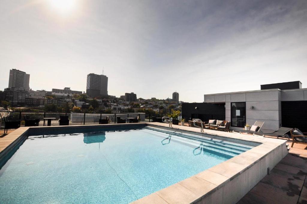 Quebec, Rustique Chic En Ville, Piscine Sur Le Toit Pour 2 A 6 Invites Esterno foto