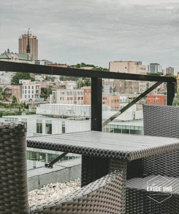 Quebec, Rustique Chic En Ville, Piscine Sur Le Toit Pour 2 A 6 Invites Esterno foto