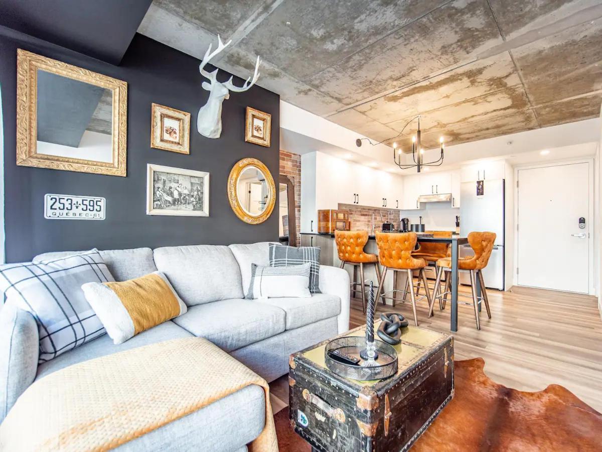 Quebec, Rustique Chic En Ville, Piscine Sur Le Toit Pour 2 A 6 Invites Esterno foto