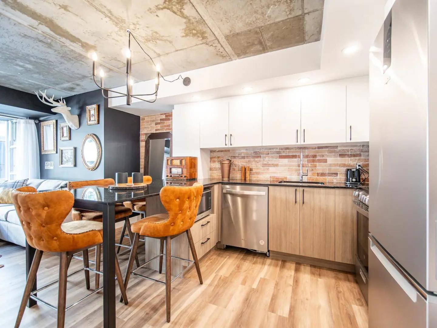 Quebec, Rustique Chic En Ville, Piscine Sur Le Toit Pour 2 A 6 Invites Esterno foto